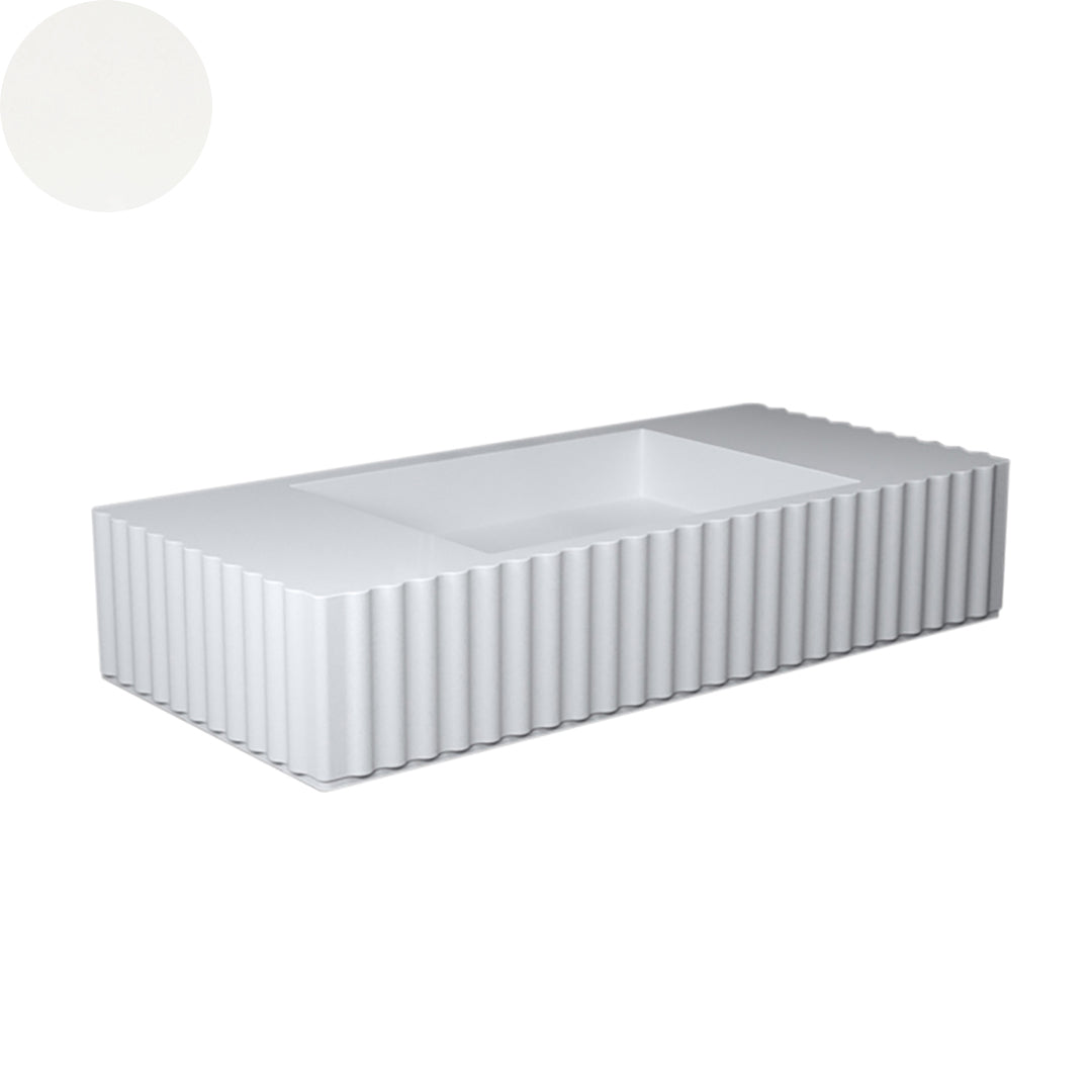 TULLE SINGLE BOWL WALL BASIN 1030X475X200MM NTH NOF