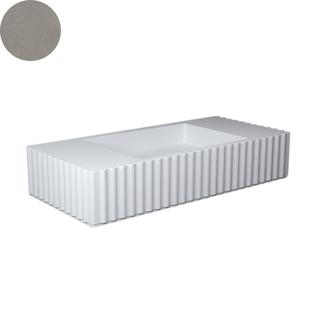 TULLE SINGLE BOWL WALL BASIN 1030X475X200MM NTH NOF