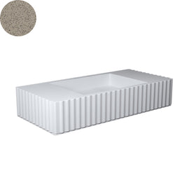TULLE SINGLE BOWL WALL BASIN 1030X475X200MM NTH NOF