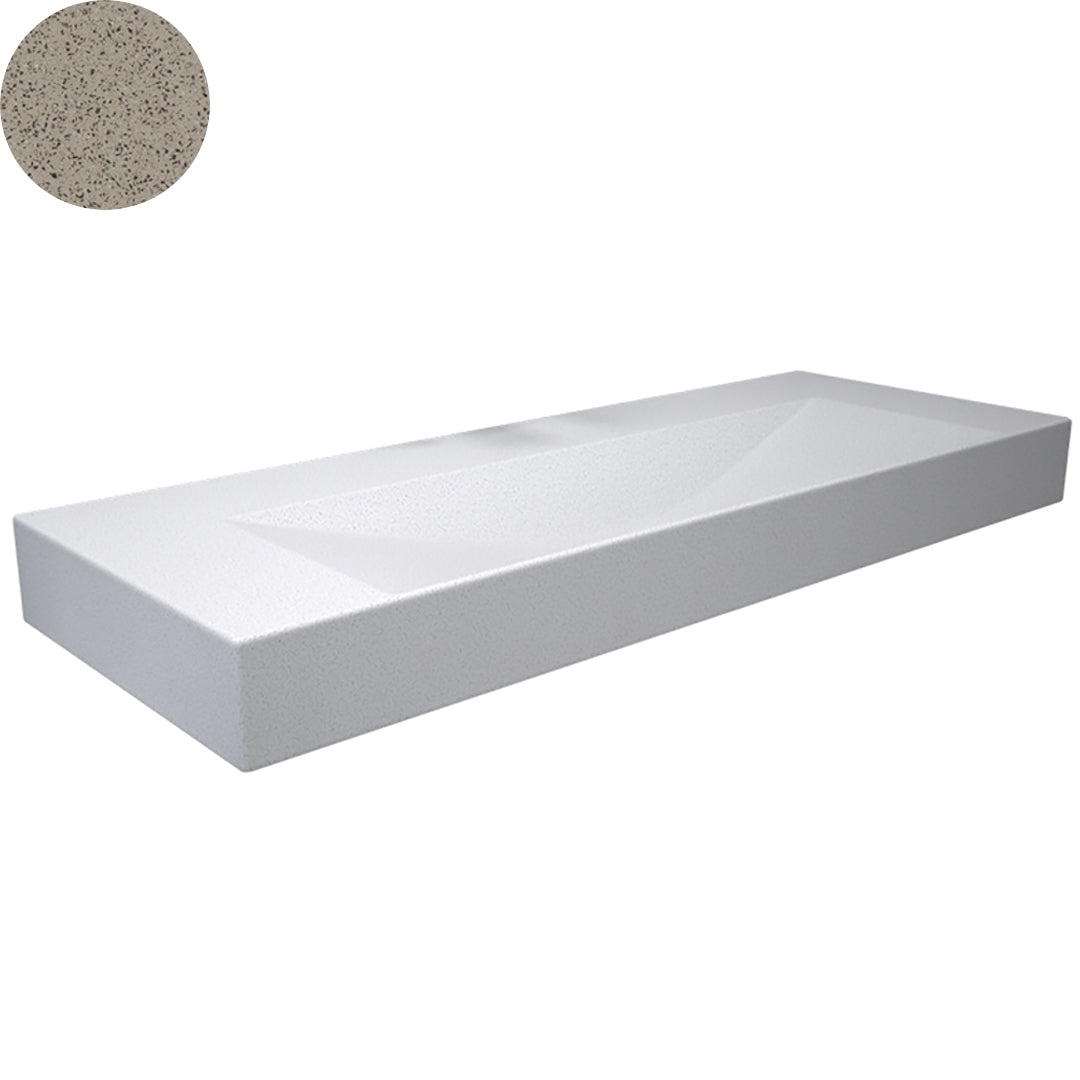 ALLEGRA WALL BASIN 1500X550X140MM NTH NOF