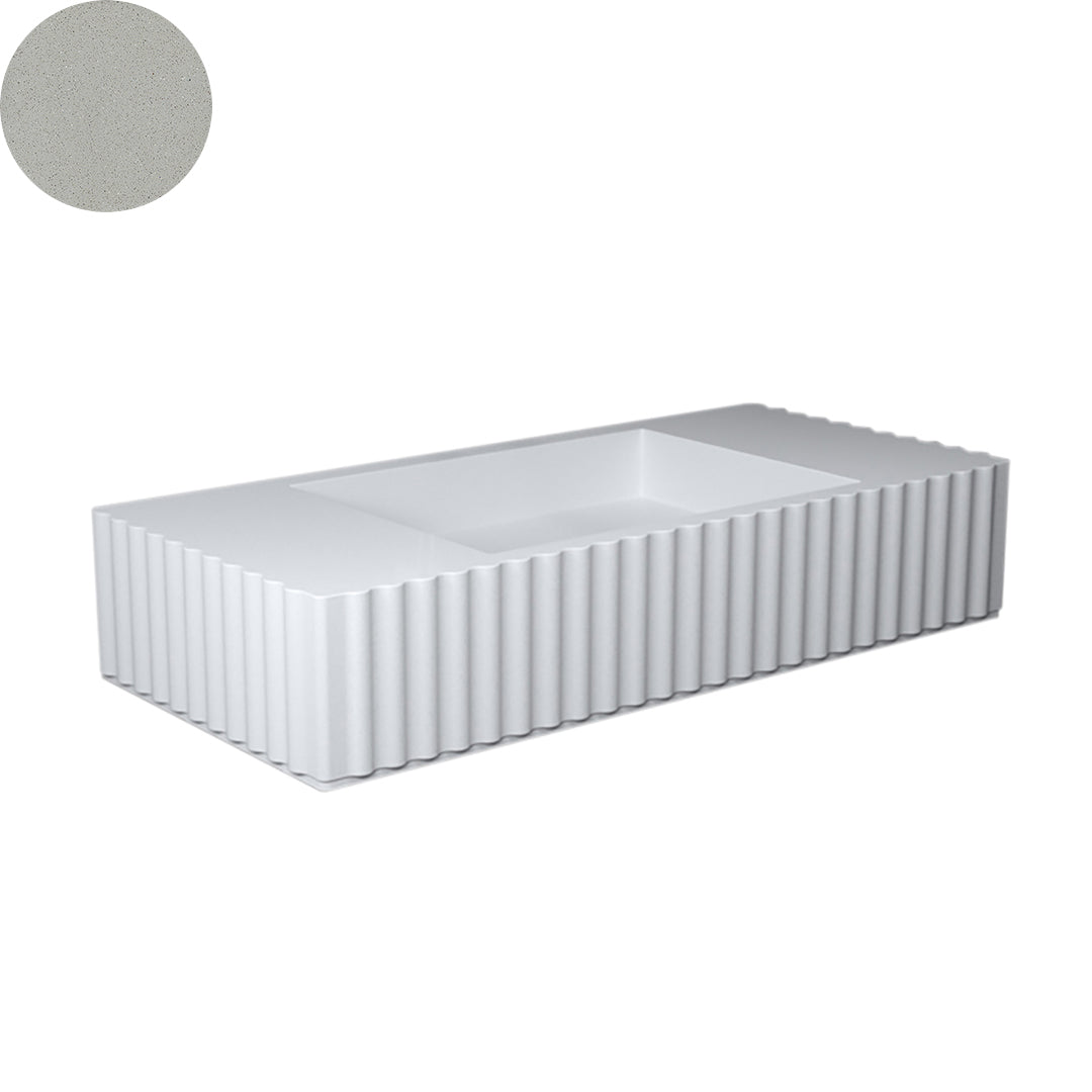 TULLE SINGLE BOWL WALL BASIN 1030X475X200MM NTH NOF