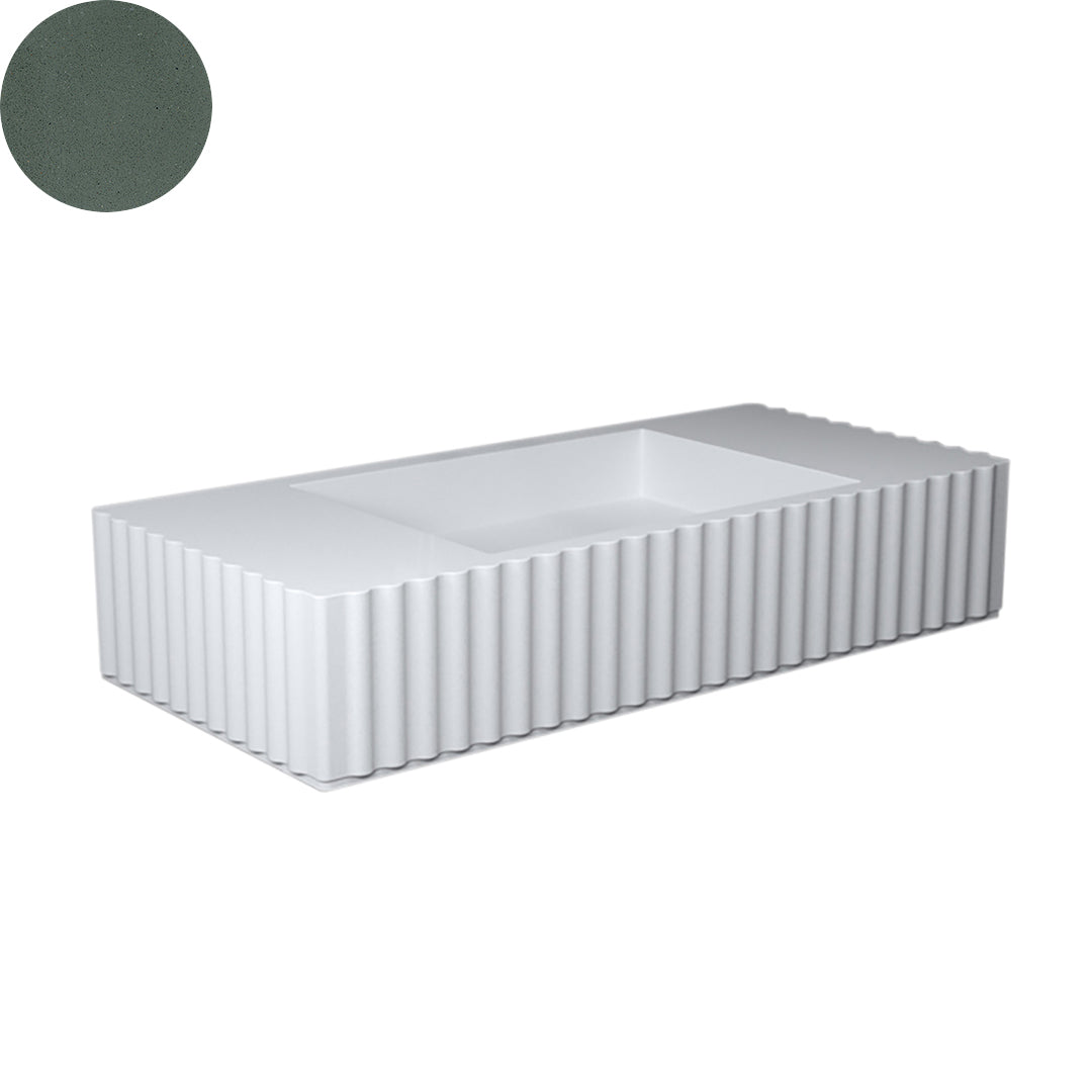 TULLE SINGLE BOWL WALL BASIN 1030X475X200MM NTH NOF