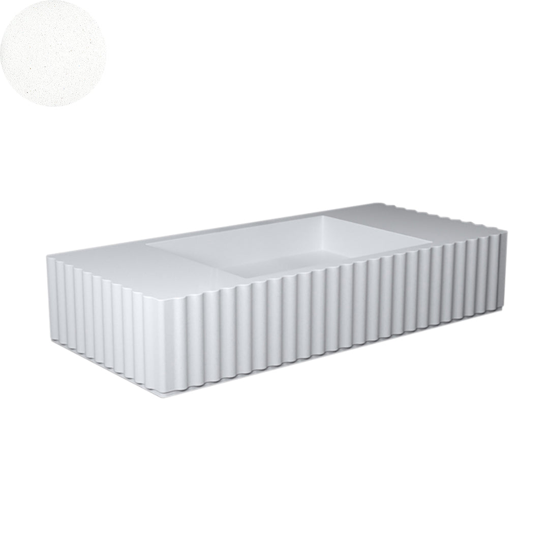 TULLE SINGLE BOWL WALL BASIN 1030X475X200MM NTH NOF