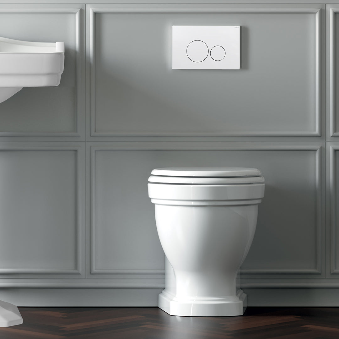 ETHOS BTW TOILET PAN GLOSS WHITE