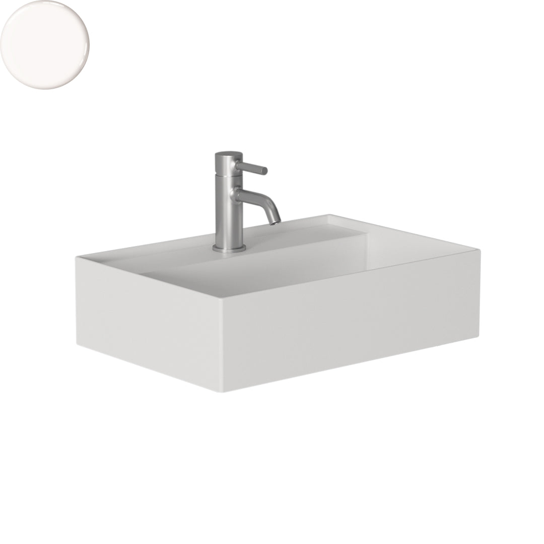 HIDE WALL BASIN 500X350X135MM 1TH NOF