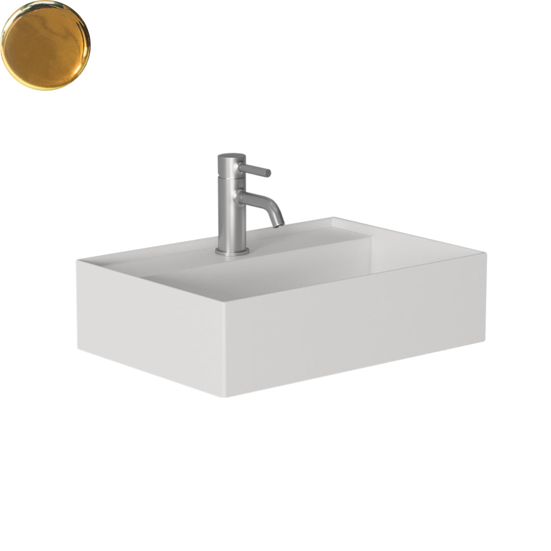 HIDE WALL BASIN 500X350X135MM 1TH NOF