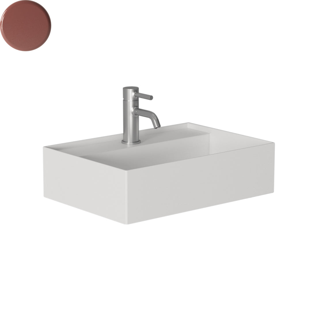 HIDE WALL BASIN 500X350X135MM 1TH NOF
