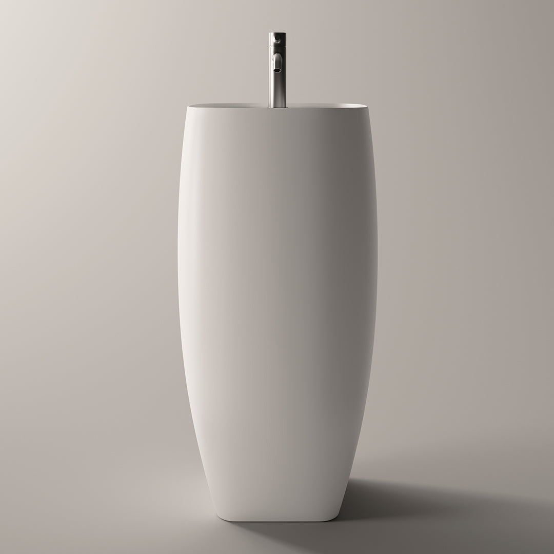 NUR FREESTANDING BASIN 475X475X910MM 1TH NOF