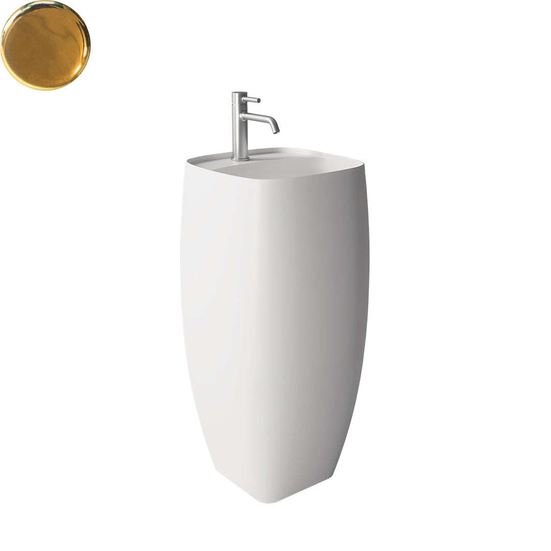 NUR FREESTANDING BASIN 475X475X910MM 1TH NOF