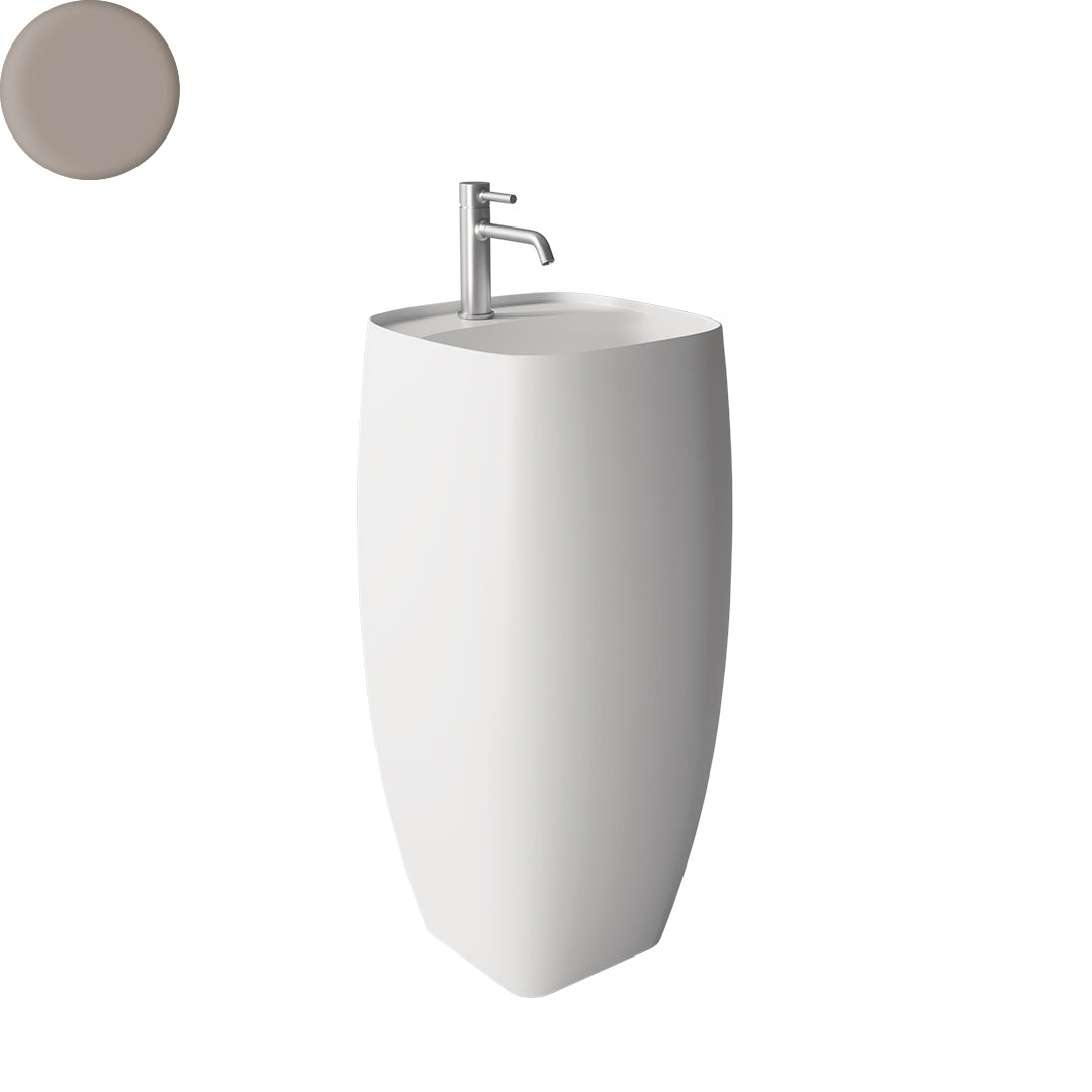 NUR FREESTANDING BASIN 475X475X910MM 1TH NOF