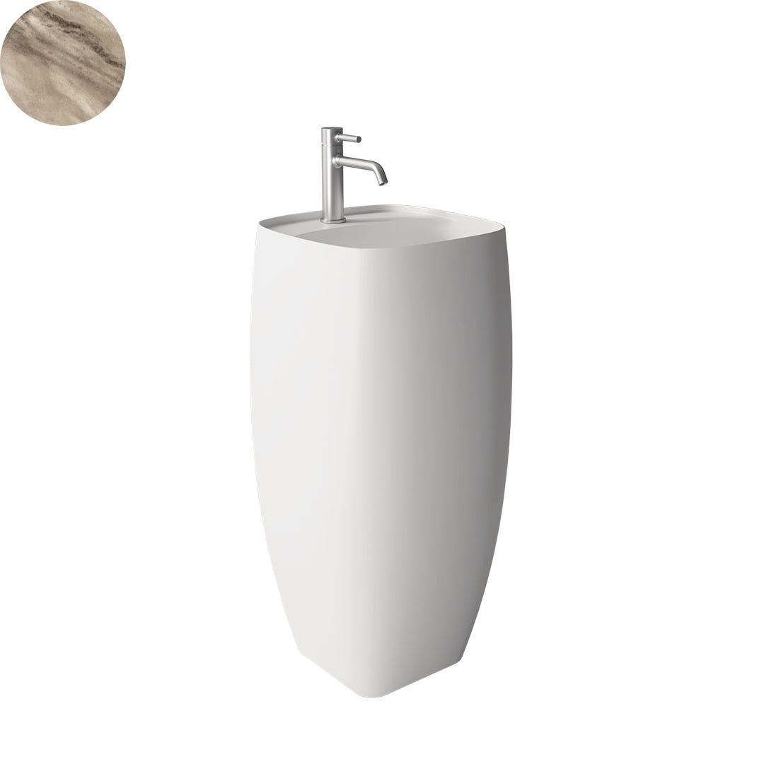 NUR FREESTANDING BASIN 475X475X910MM 1TH NOF