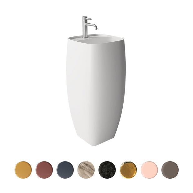 NUR FREESTANDING BASIN 475X475X910MM 1TH NOF