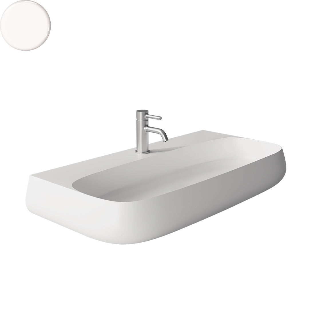 NUR WALL BASIN 900X450X140MM 1TH NOF