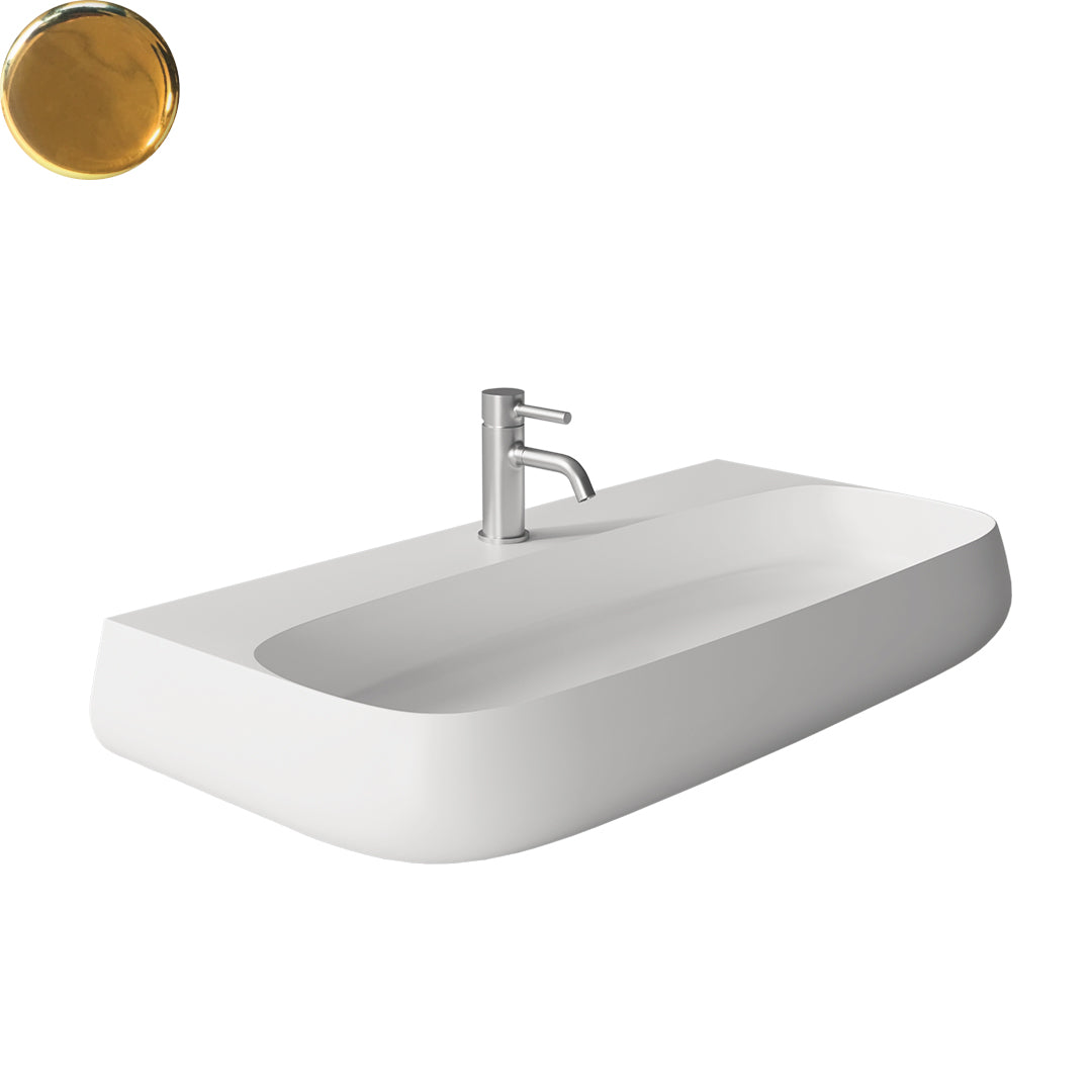 NUR WALL BASIN 900X450X140MM 1TH NOF