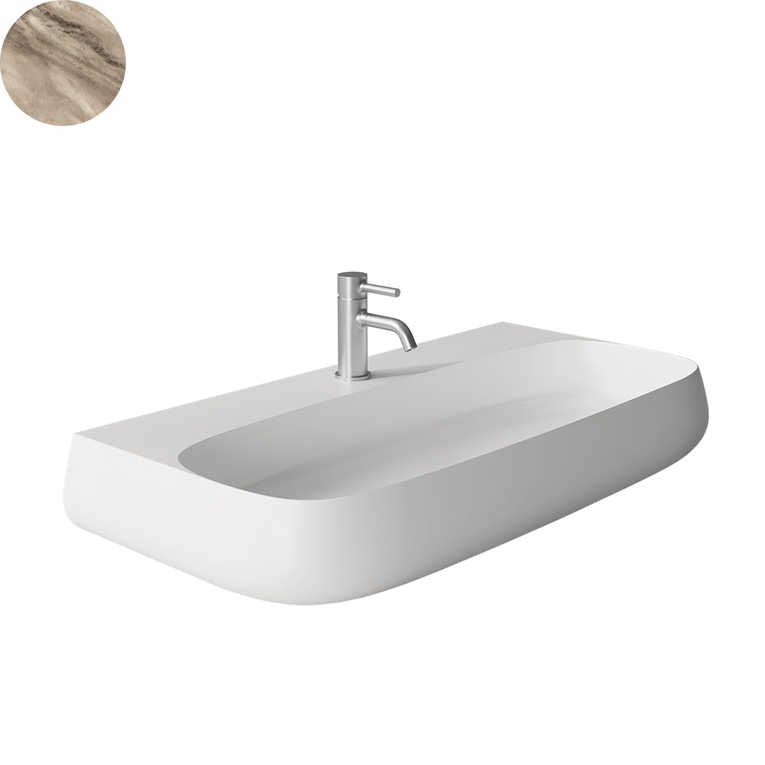 NUR WALL BASIN 900X450X140MM 1TH NOF