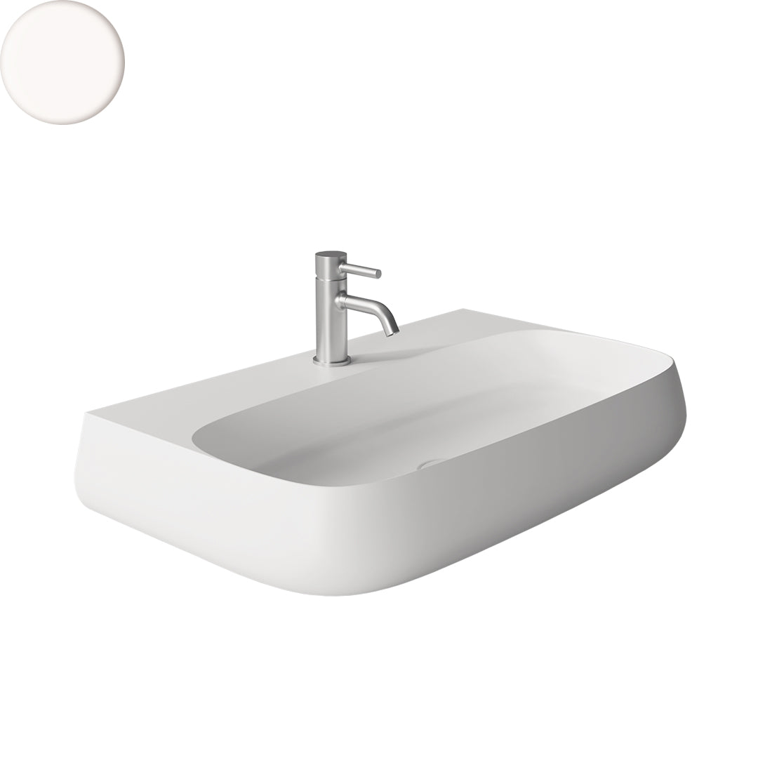 NUR WALL BASIN 750X450X140MM 1TH NOF