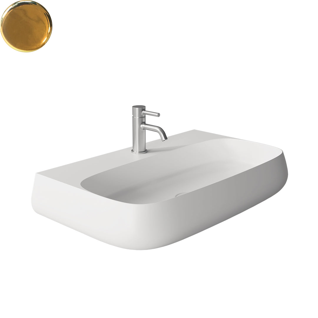 NUR WALL BASIN 750X450X140MM 1TH NOF