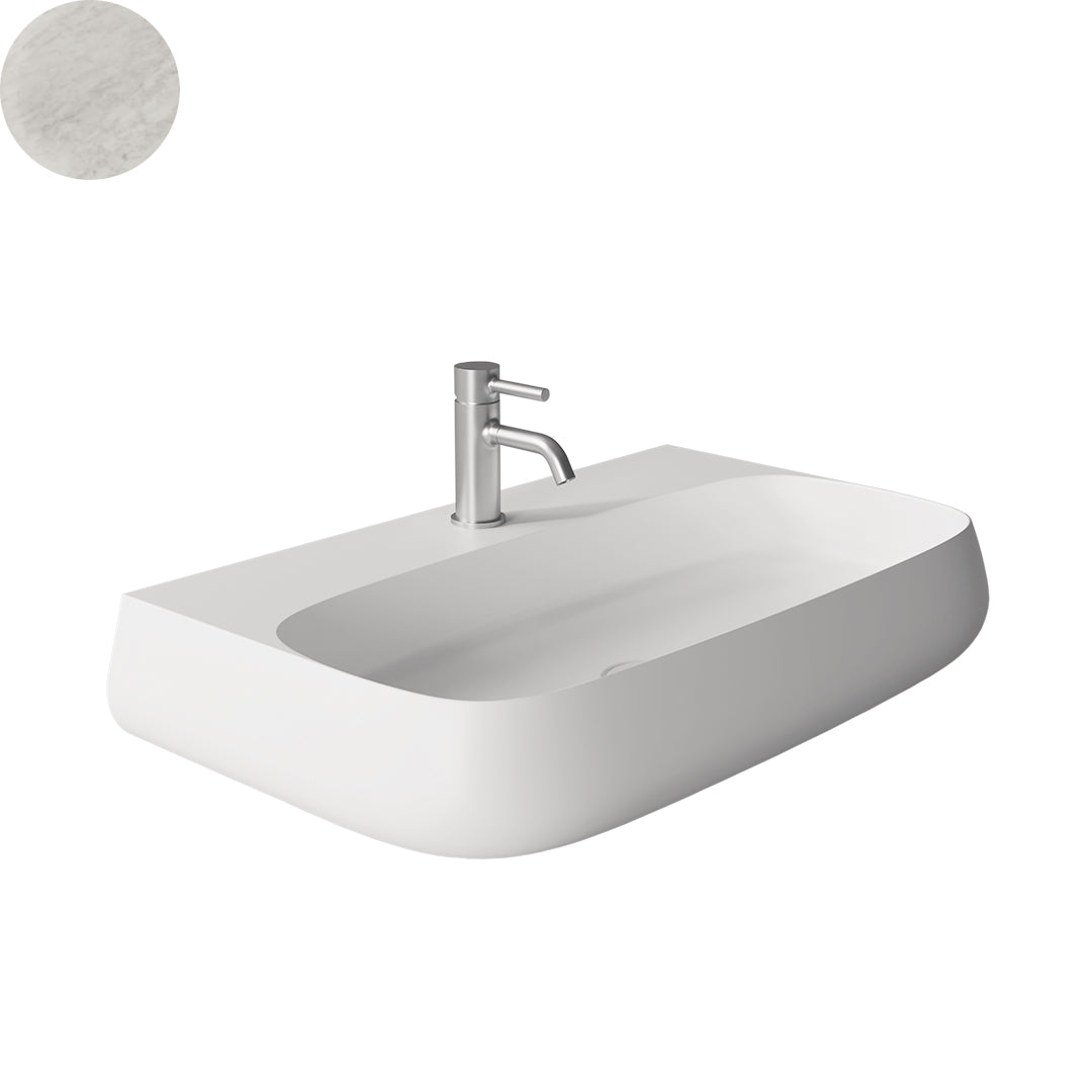 NUR WALL BASIN 750X450X140MM 1TH NOF