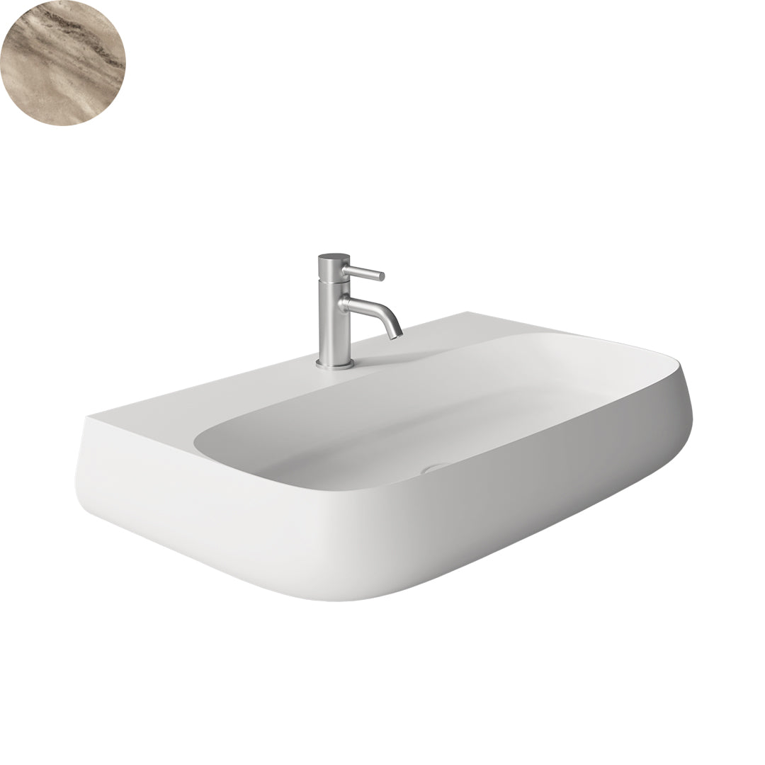 NUR WALL BASIN 750X450X140MM 1TH NOF