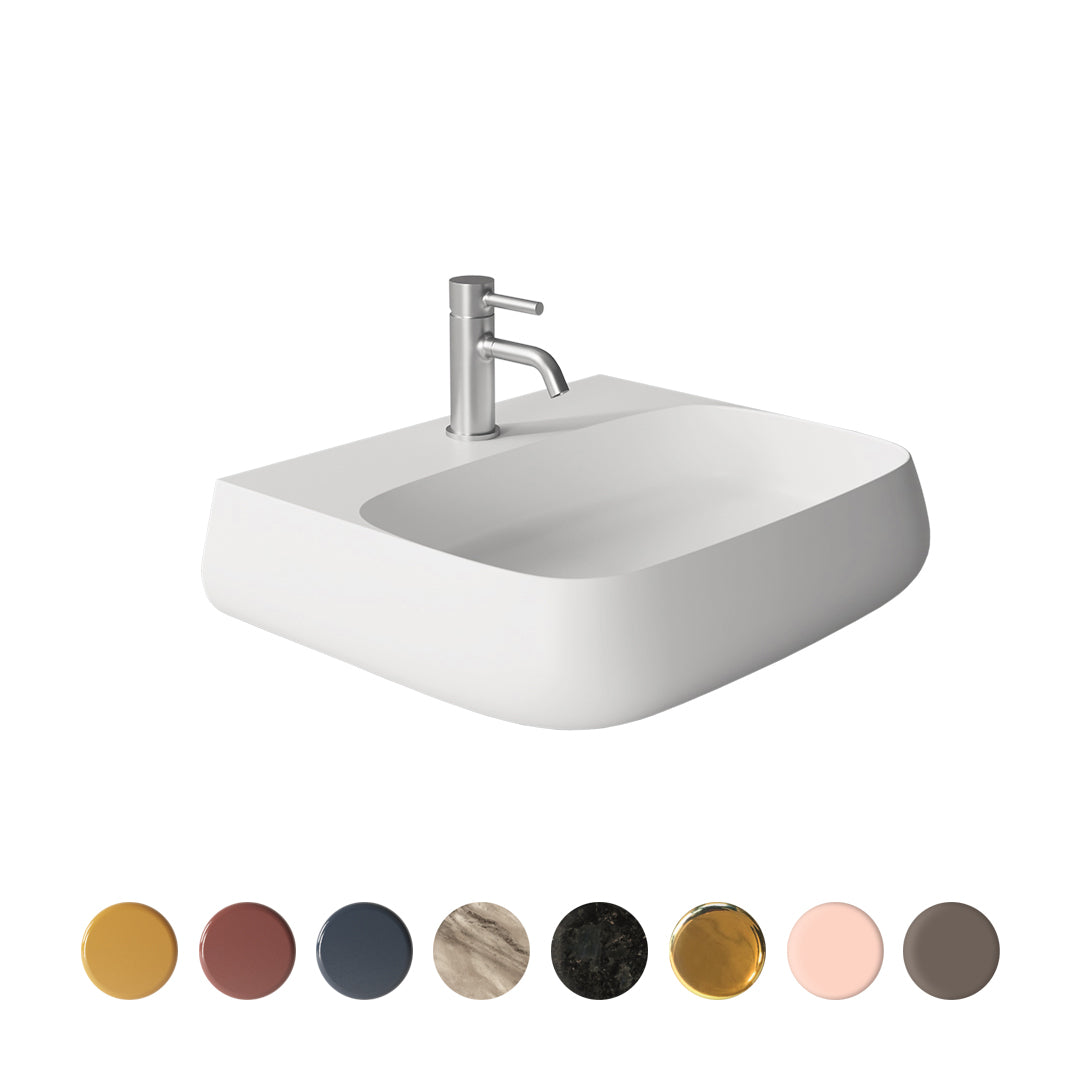 NUR WALL BASIN 550X450X140MM 1TH NOF