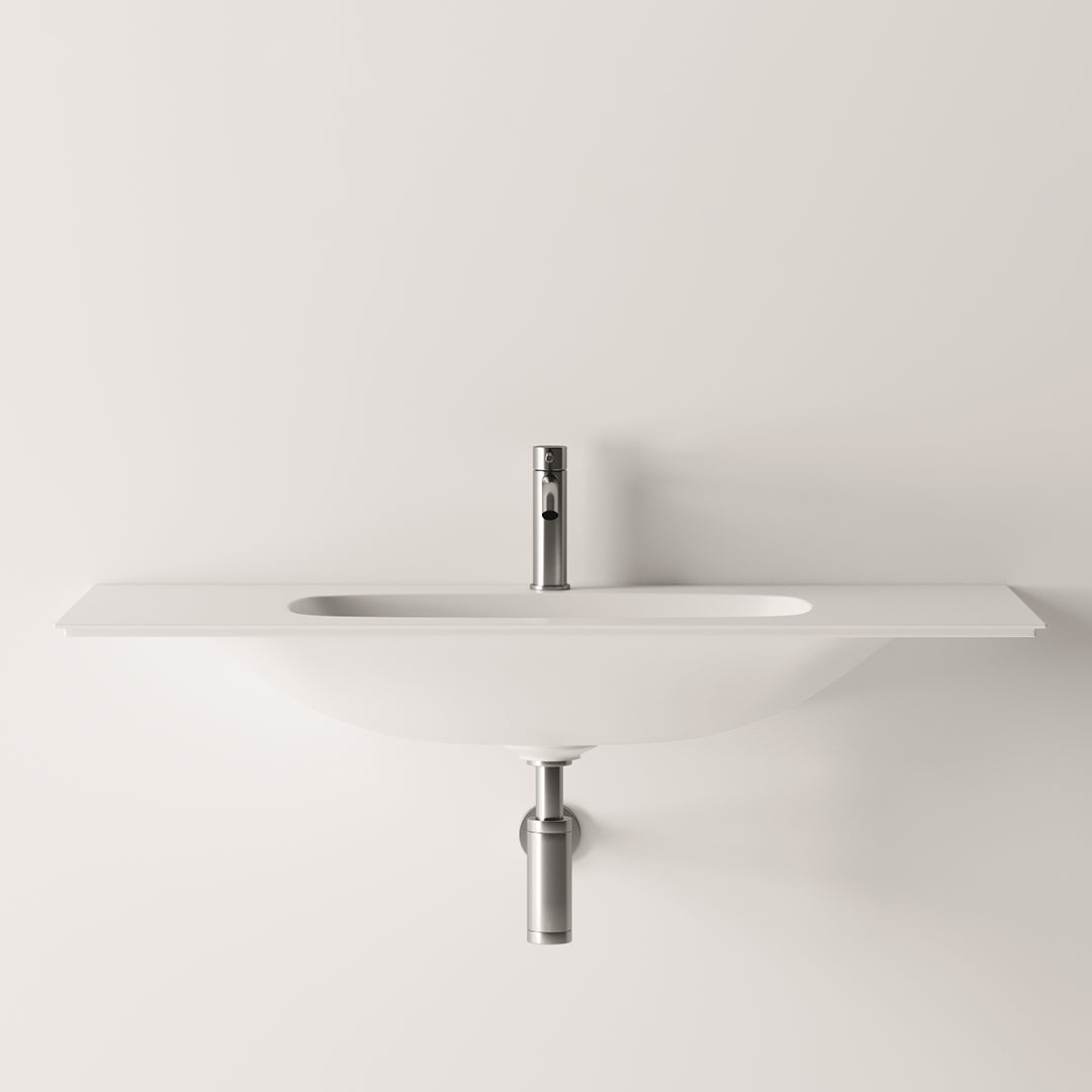 NUR WALL BASIN 1020X460X167MM 1TH NOF