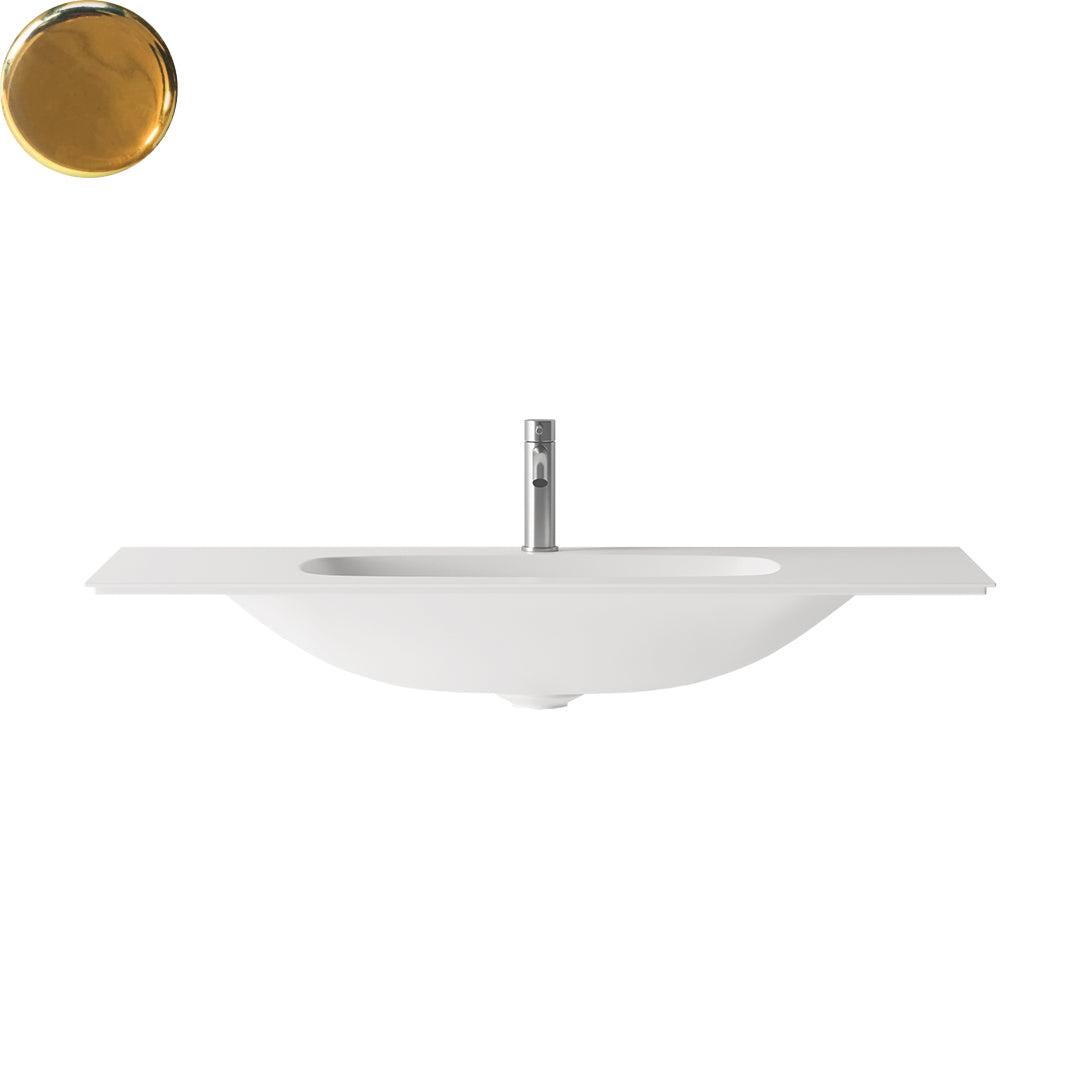 NUR WALL BASIN 1020X460X167MM 1TH NOF