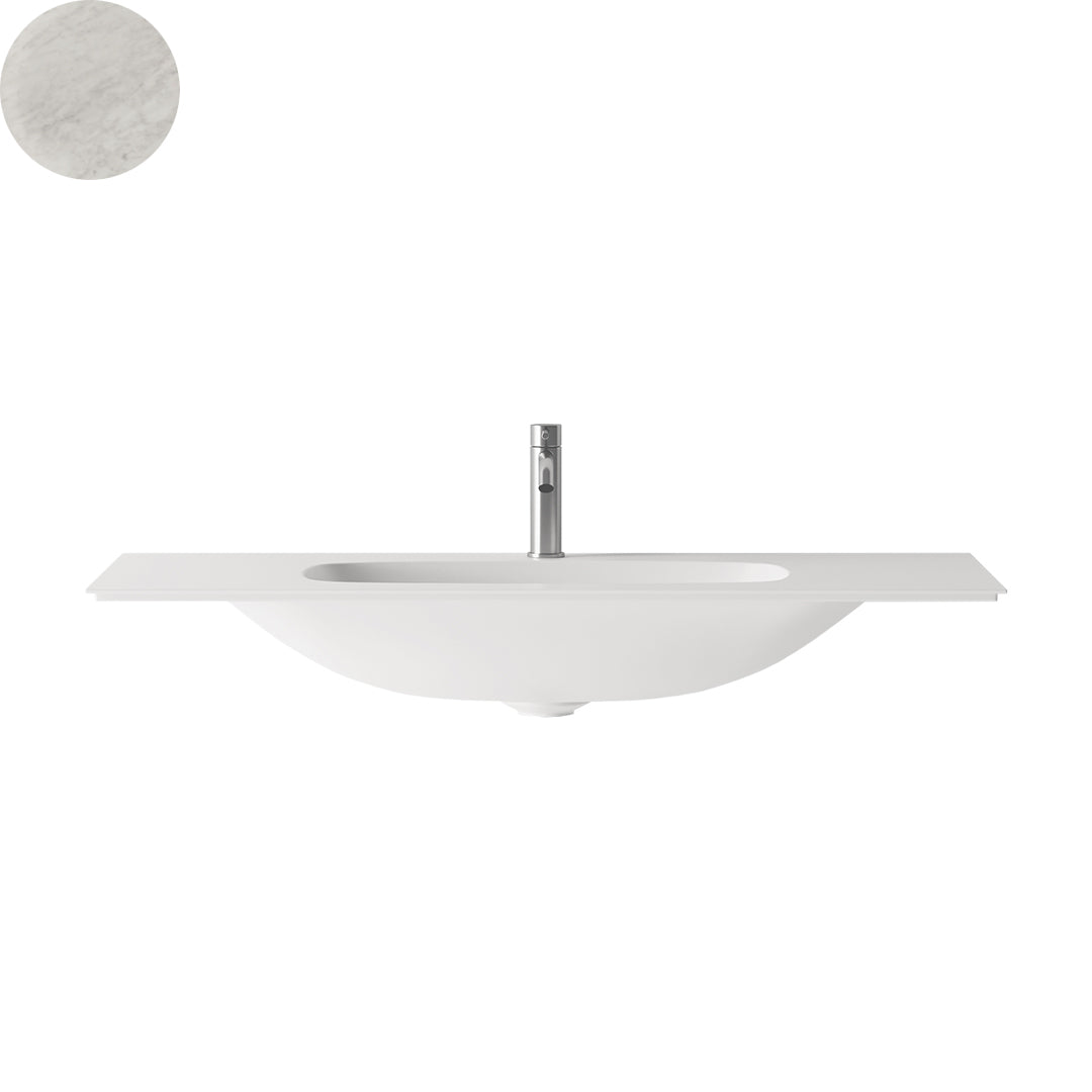 NUR WALL BASIN 1020X460X167MM 1TH NOF