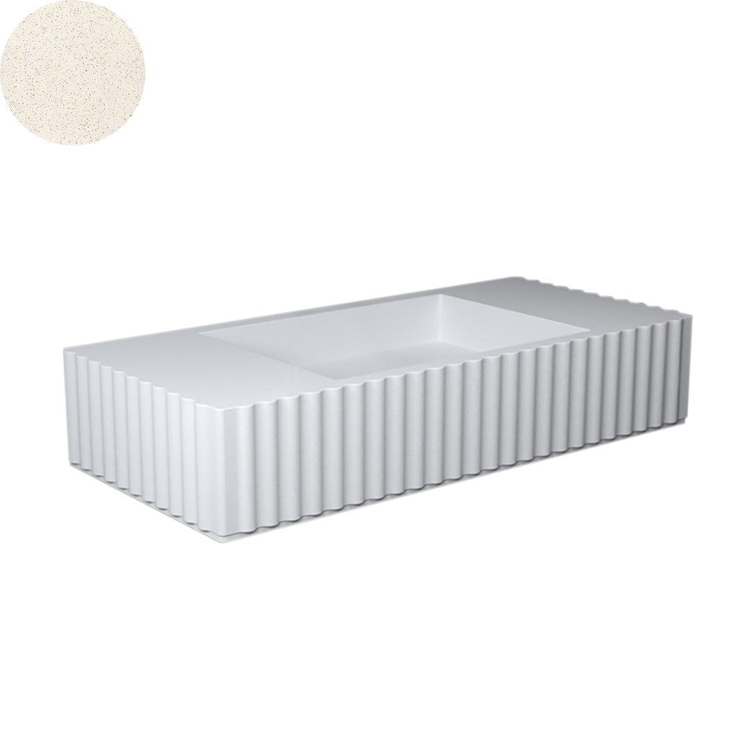 TULLE SINGLE BOWL WALL BASIN 1030X475X200MM NTH NOF
