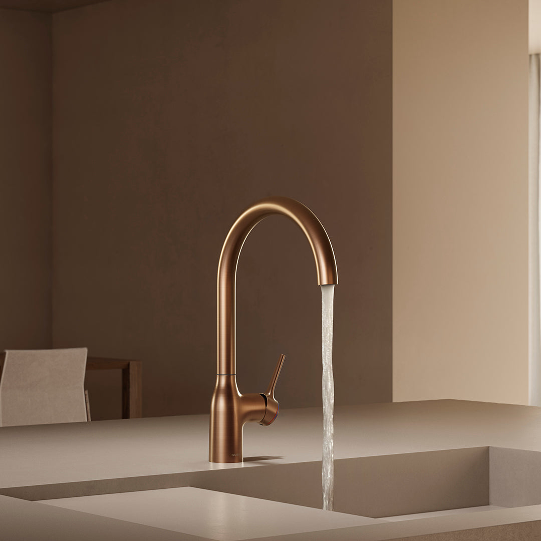MANIA GOOSE NECK KITCHEN MIXER