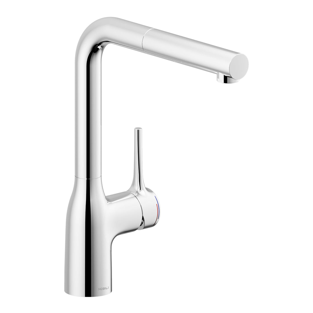 MANIA SQUARE KITCHEN MIXER WITH PULL OUT SPRAY