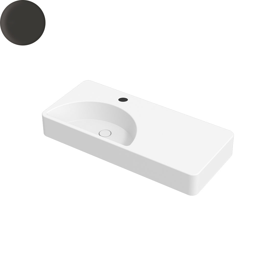 LUNARIS 101 WALL/VESSEL BASIN 1010X450X140MM 1TH NOF