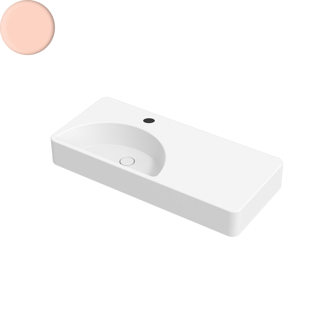 LUNARIS 101 WALL/VESSEL BASIN 1010X450X140MM 1TH NOF