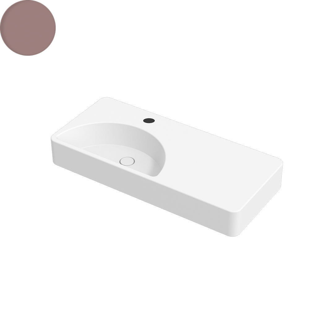 LUNARIS 101 WALL/VESSEL BASIN 1010X450X140MM 1TH NOF