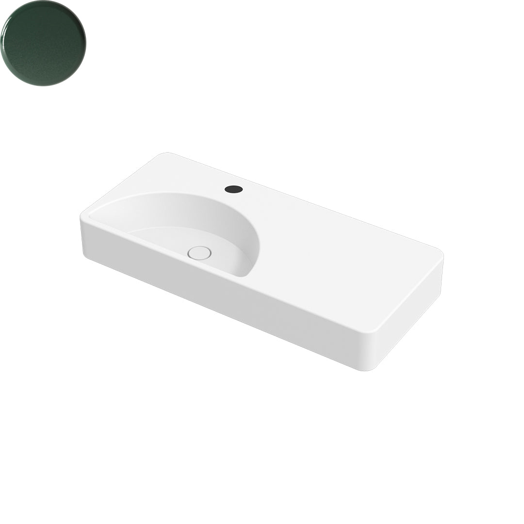 LUNARIS 101 WALL/VESSEL BASIN 1010X450X140MM 1TH NOF