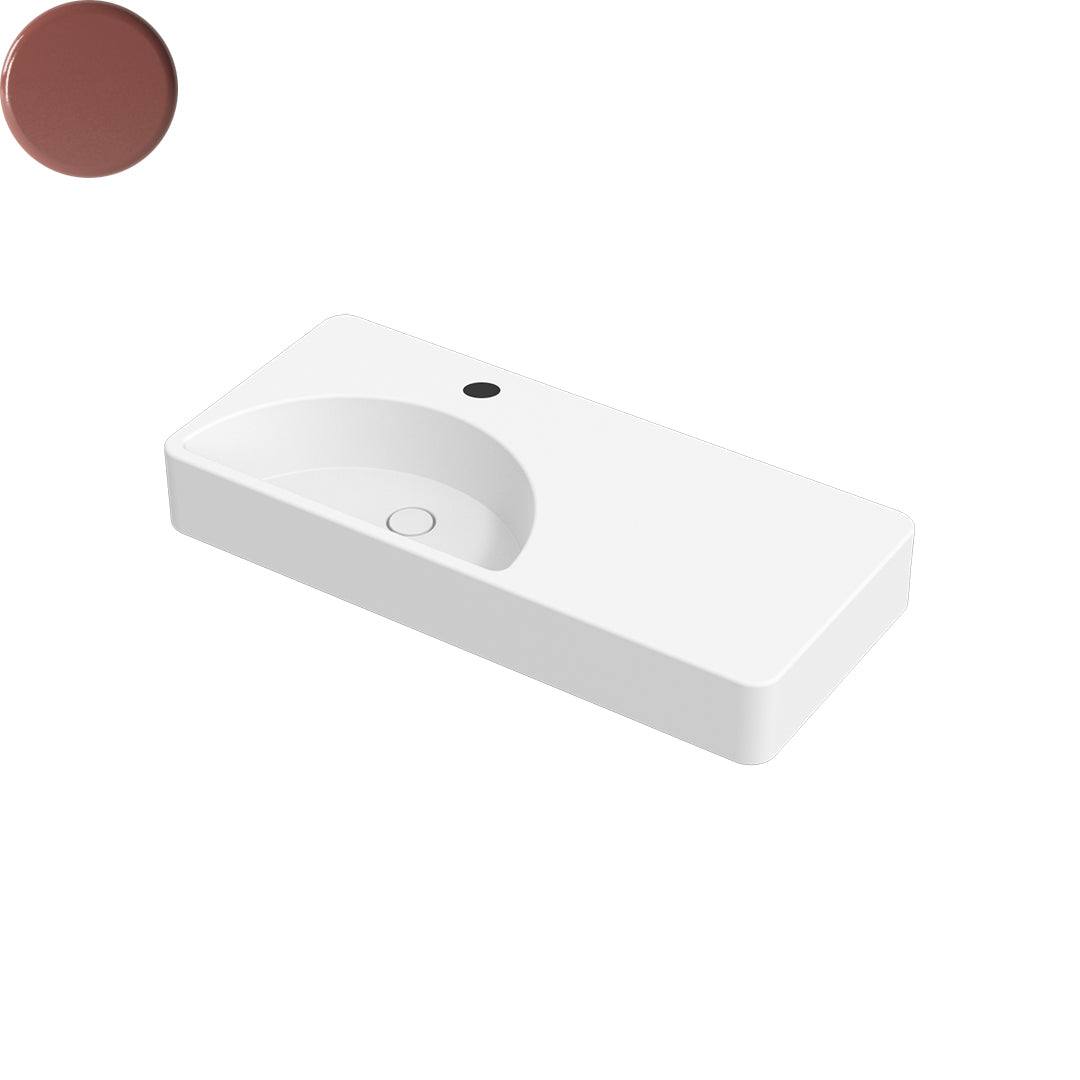 LUNARIS 101 WALL/VESSEL BASIN 1010X450X140MM 1TH NOF