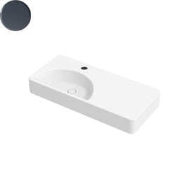 LUNARIS 101 WALL/VESSEL BASIN 1010X450X140MM 1TH NOF