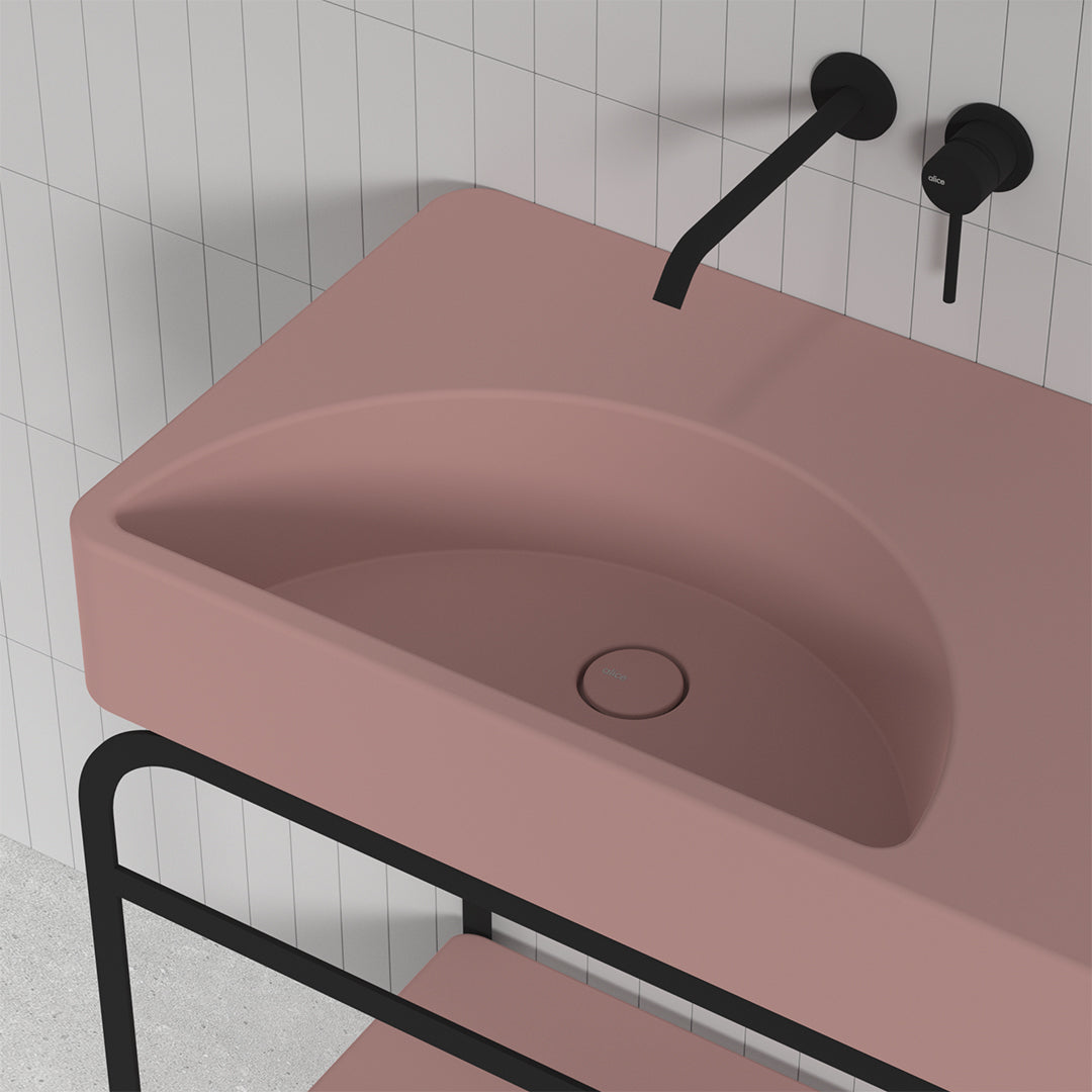 LUNARIS 101 WALL/VESSEL BASIN 1010X450X140MM NTH NOF