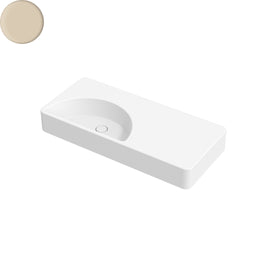 LUNARIS 101 WALL/VESSEL BASIN 1010X450X140MM NTH NOF