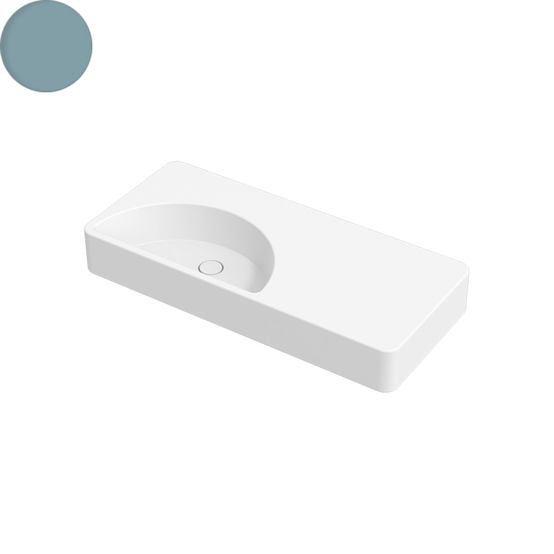 LUNARIS 101 WALL/VESSEL BASIN 1010X450X140MM NTH NOF