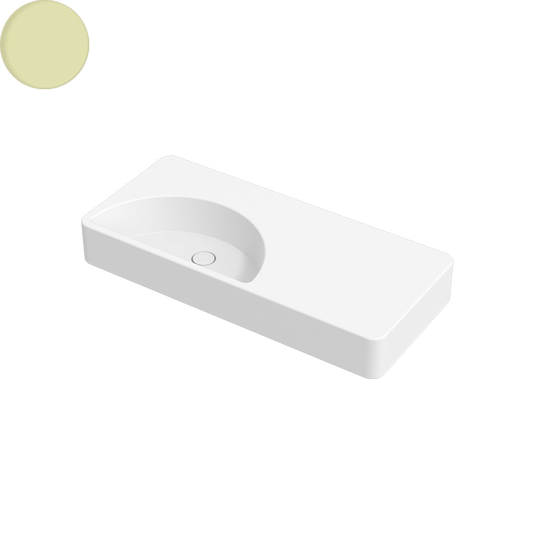 LUNARIS 101 WALL/VESSEL BASIN 1010X450X140MM NTH NOF