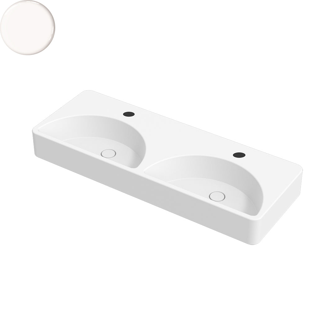 LUNARIS 121 WALL/VESSEL BASIN 1210X450X140MM 2TH NOF