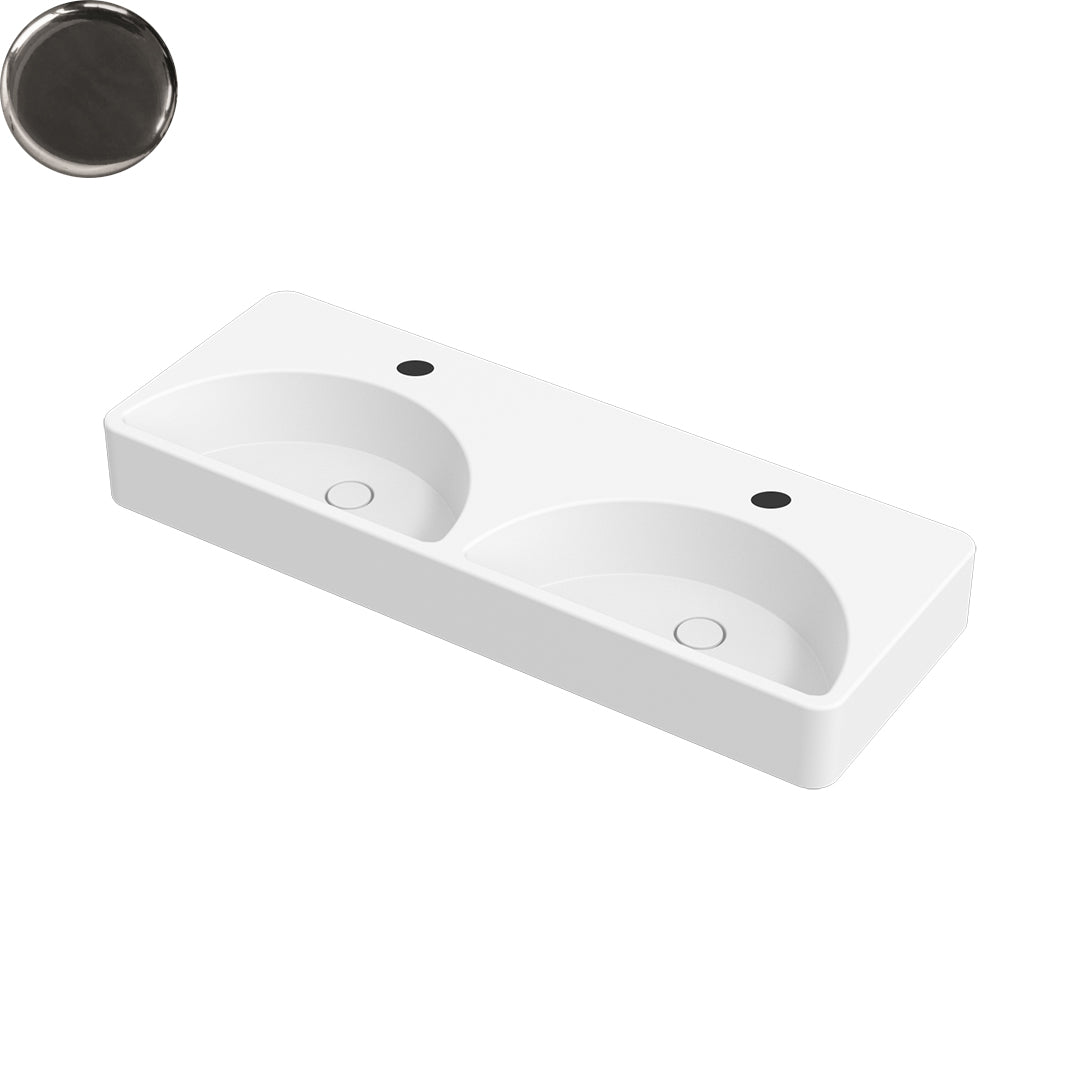 LUNARIS 121 WALL/VESSEL BASIN 1210X450X140MM 2TH NOF