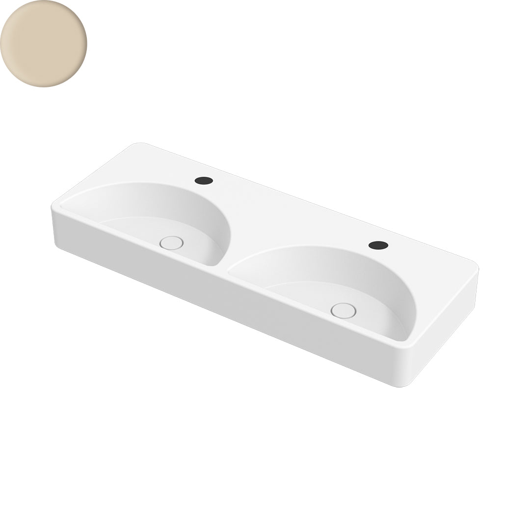 LUNARIS 121 WALL/VESSEL BASIN 1210X450X140MM 2TH NOF