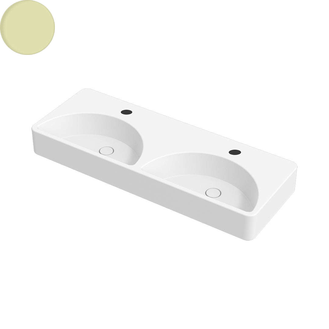 LUNARIS 121 WALL/VESSEL BASIN 1210X450X140MM 2TH NOF