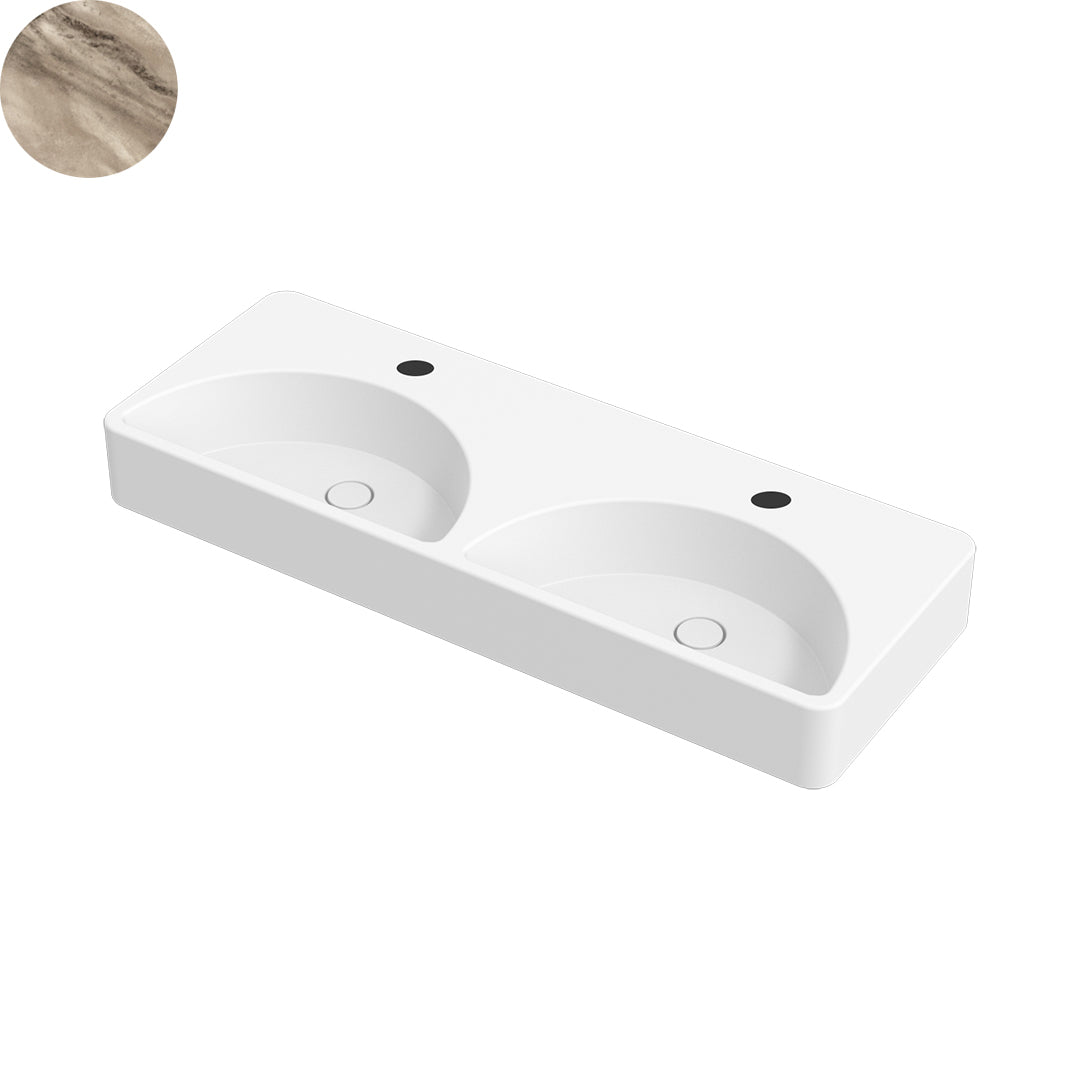 LUNARIS 121 WALL/VESSEL BASIN 1210X450X140MM 2TH NOF