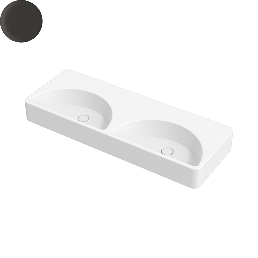 LUNARIS 121 WALL/VESSEL BASIN 1210X450X140MM NTH NOF