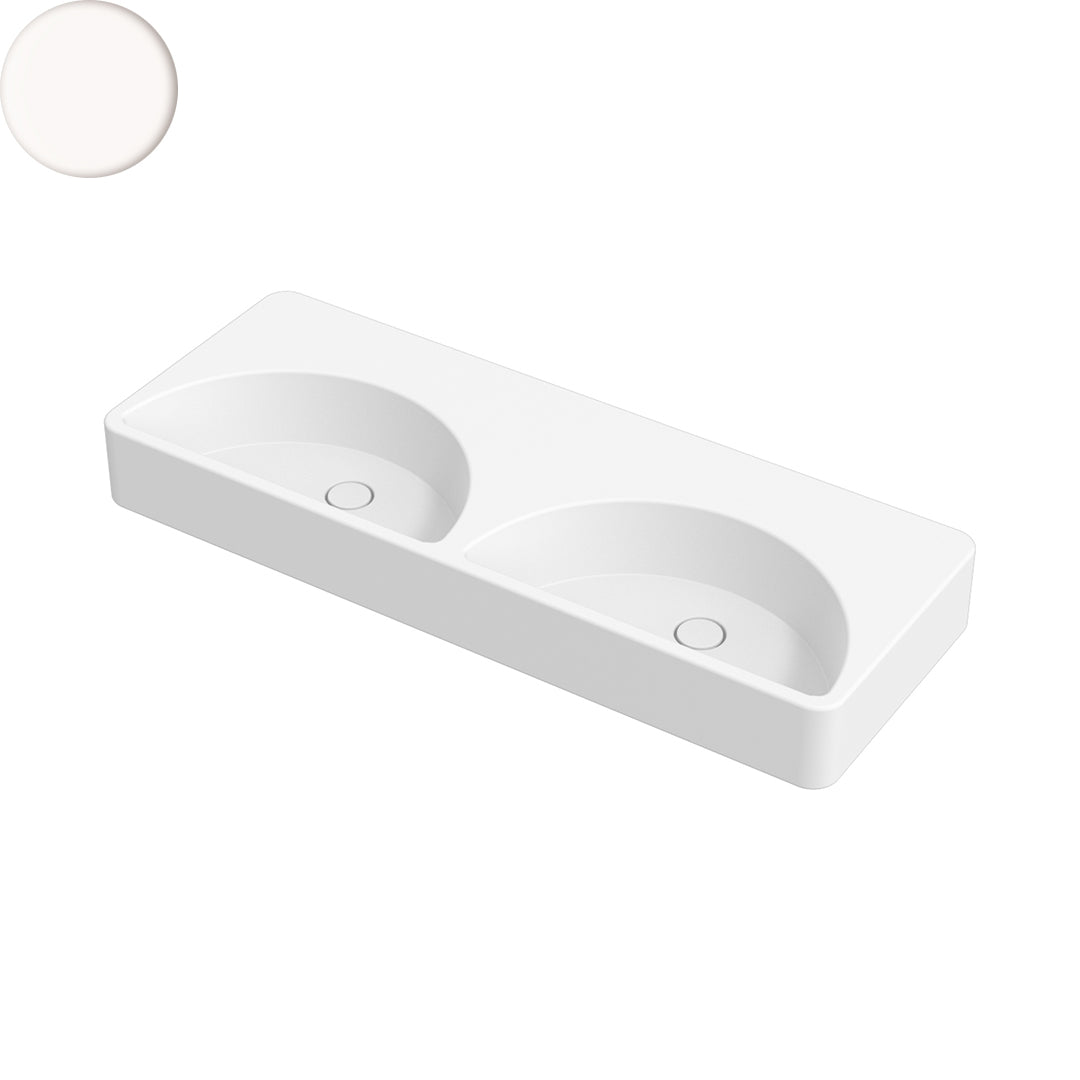 LUNARIS 121 WALL/VESSEL BASIN 1210X450X140MM NTH NOF