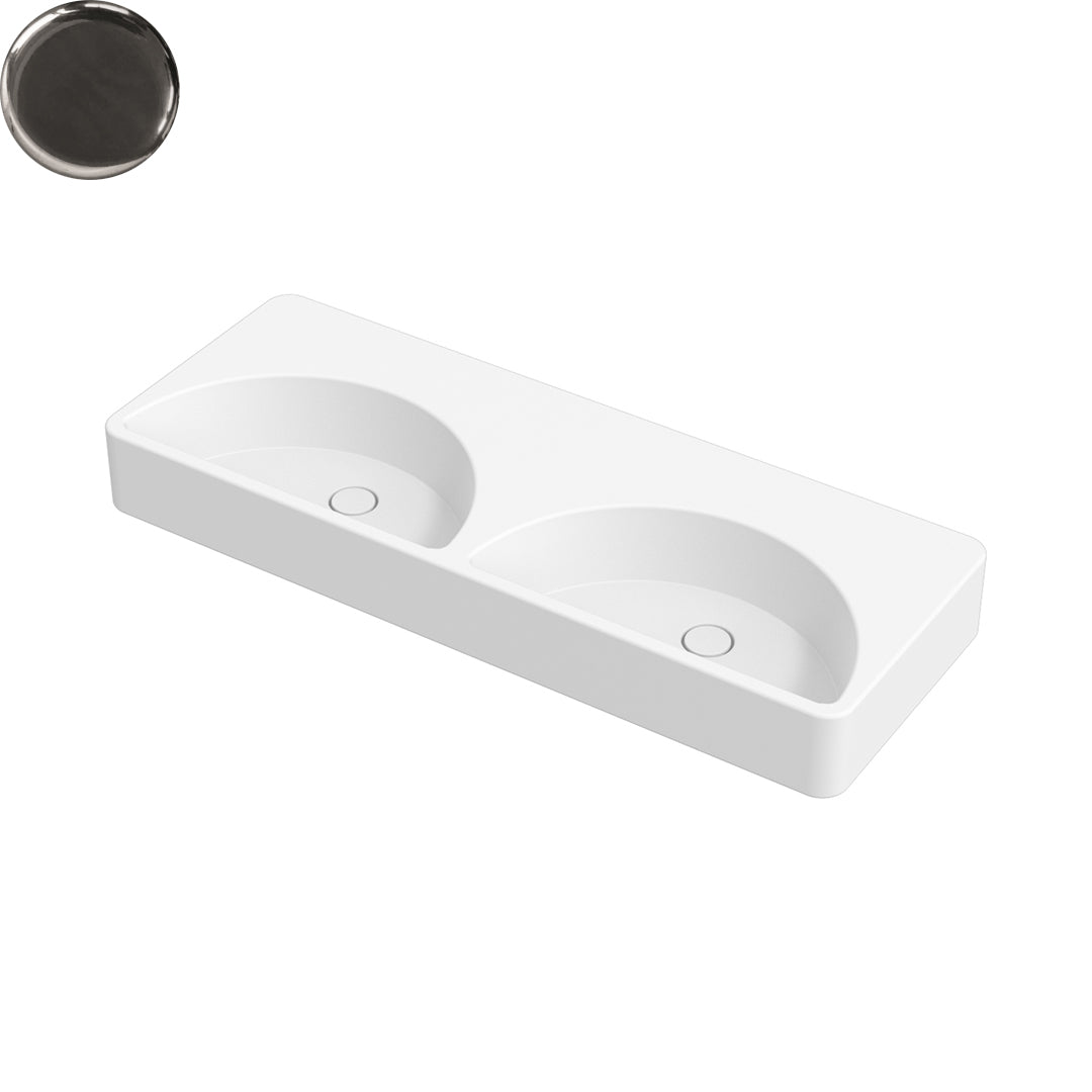 LUNARIS 121 WALL/VESSEL BASIN 1210X450X140MM NTH NOF