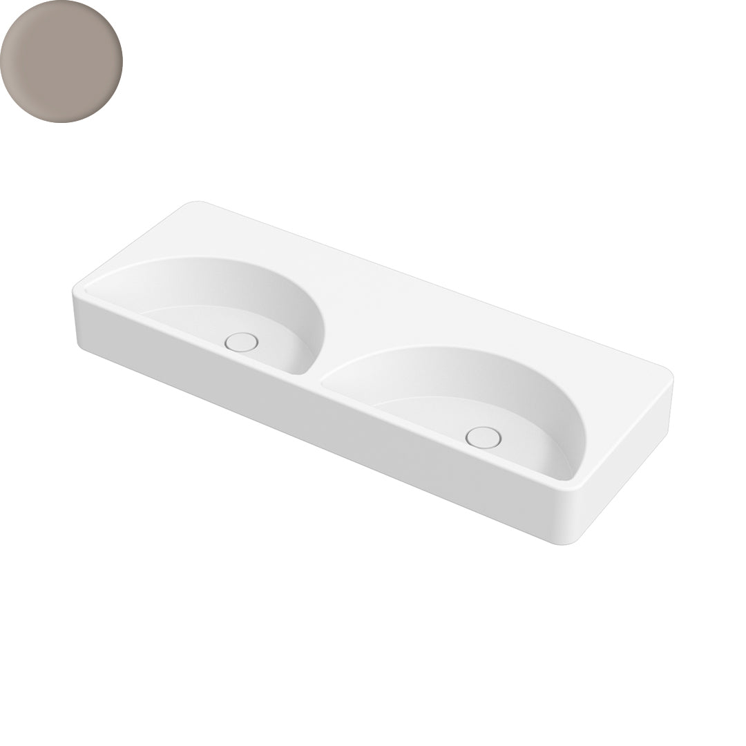 LUNARIS 121 WALL/VESSEL BASIN 1210X450X140MM NTH NOF