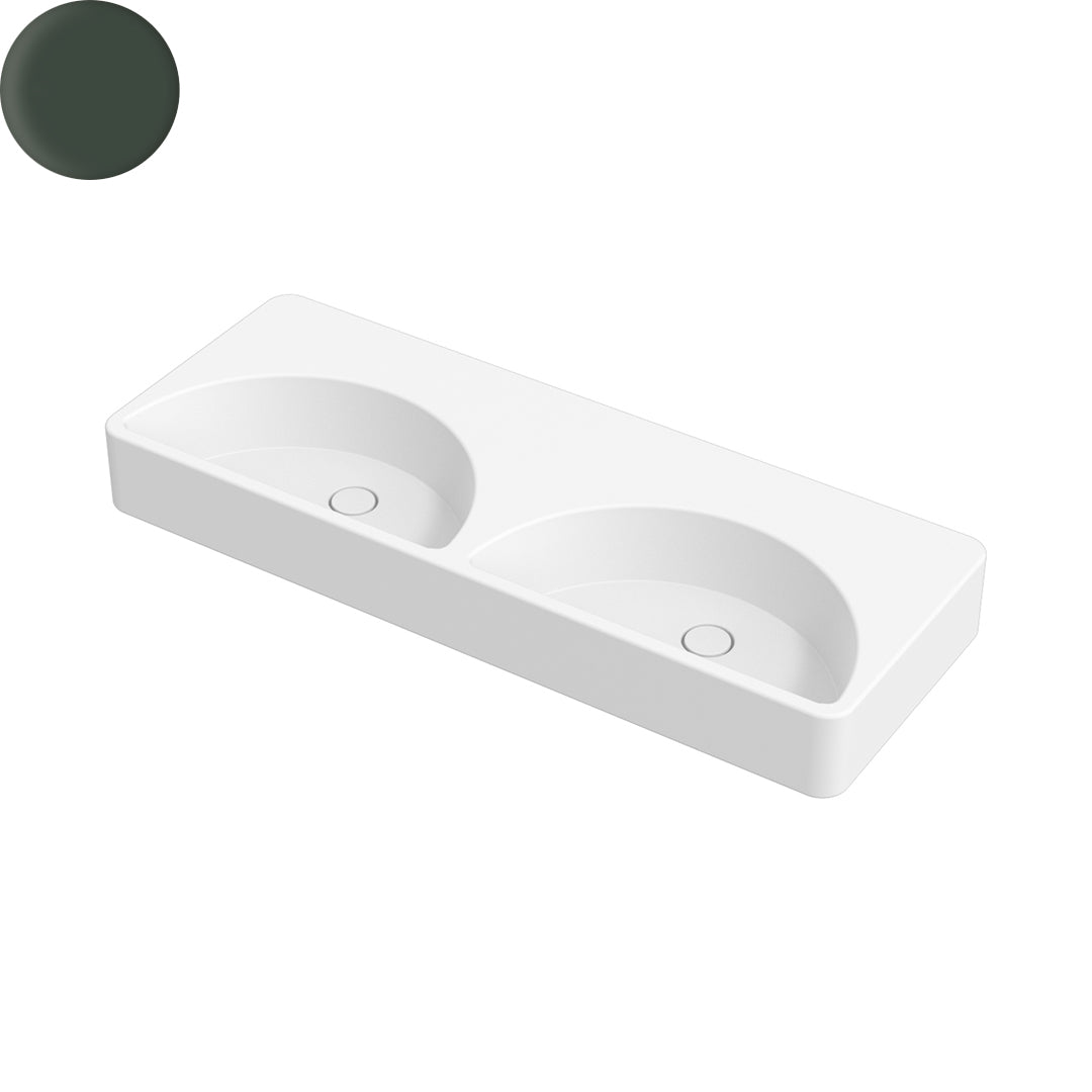 LUNARIS 121 WALL/VESSEL BASIN 1210X450X140MM NTH NOF